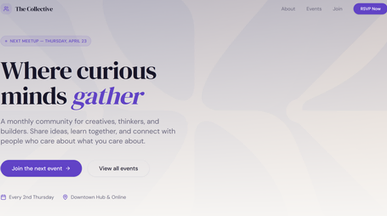 NexusCircle Community App template preview