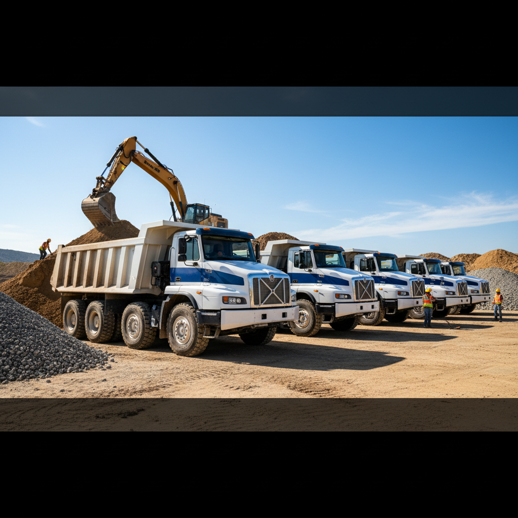 Dump truck fleet
