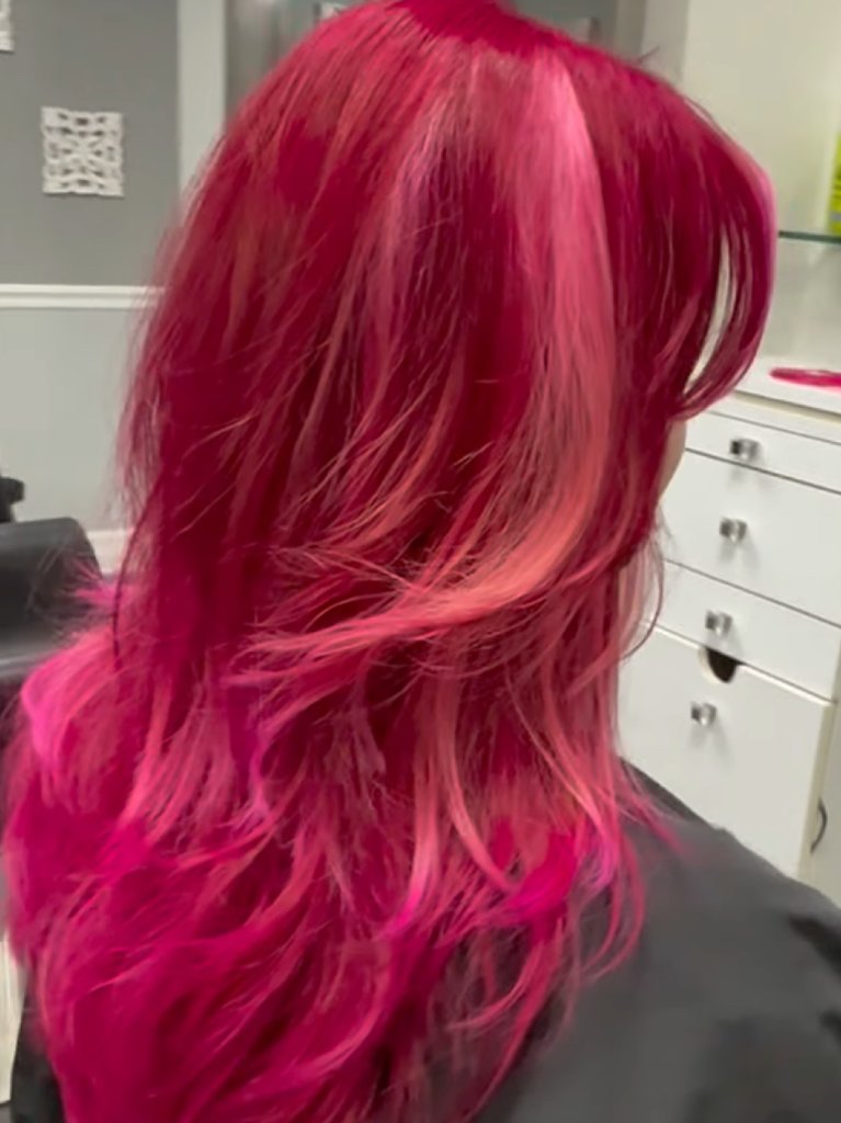 Bold & vibrant — hot pink fantasy color by our team. 💗🔥