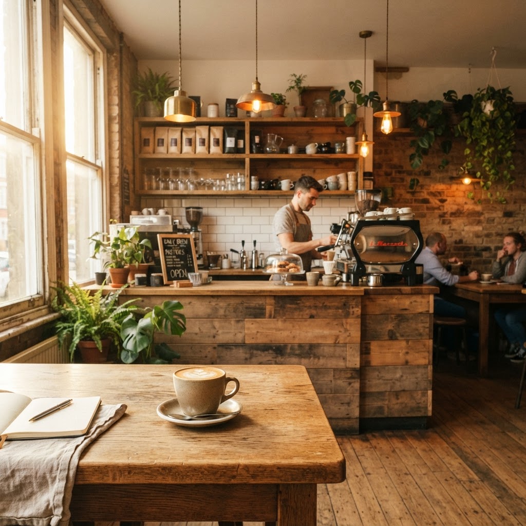 Inside Indigo Espresso Cafe