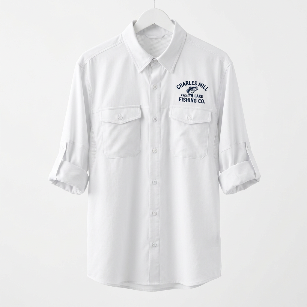 Charles Mill Lake Fishing Co. Performance Button-Up