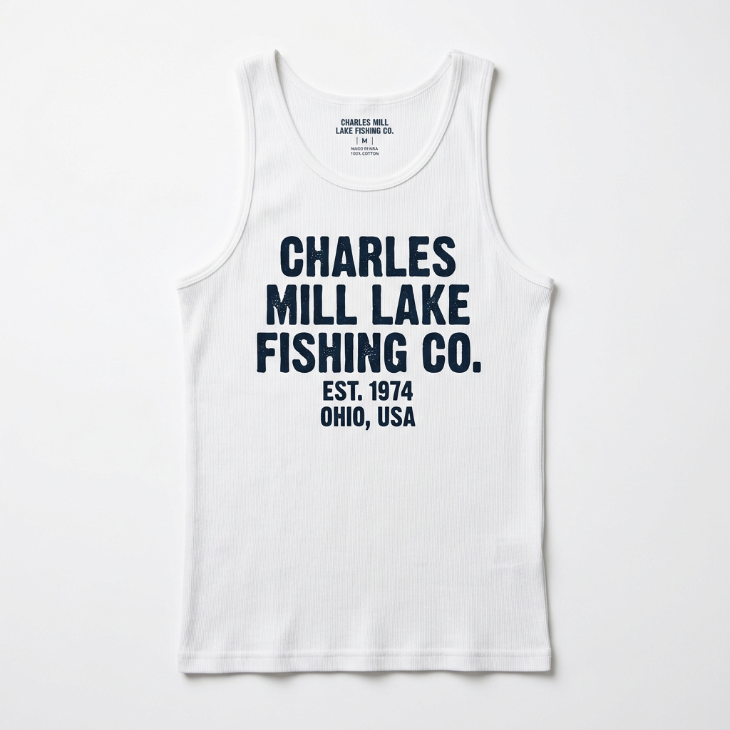 Charles Mill Lake Fishing Co. Tank Top