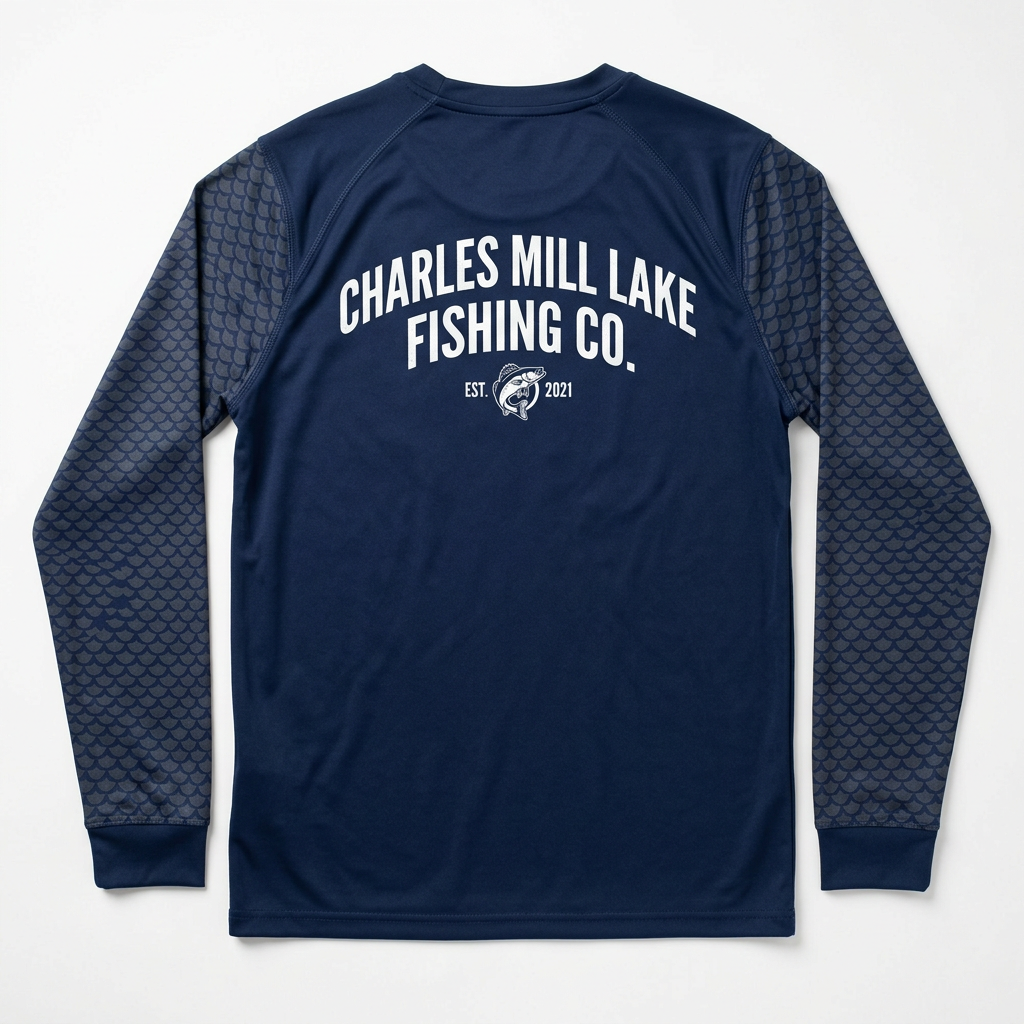 Charles Mill Lake Fishing Co. Long Sleeve Performance Tee