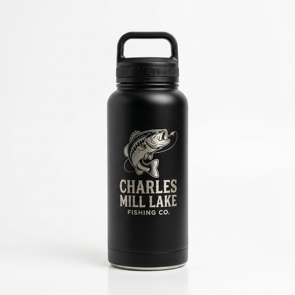 Charles Mill Lake Fishing Co. 32oz Water Bottle