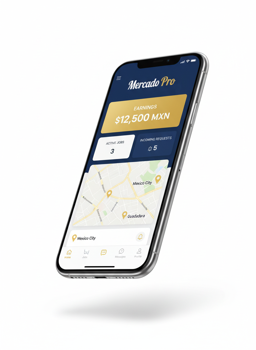 Mercado Negocios app provider dashboard