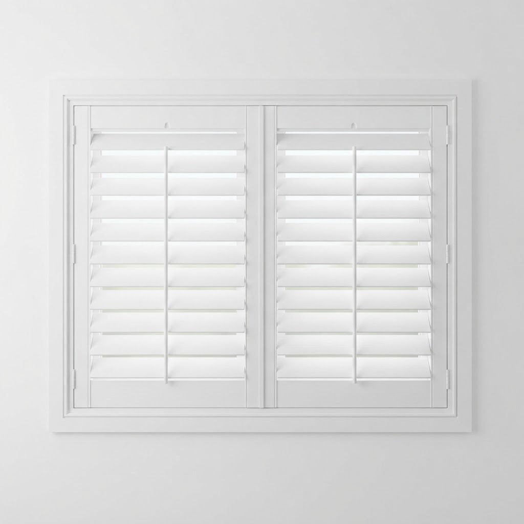 Faux Wood Shutter — AI illustration