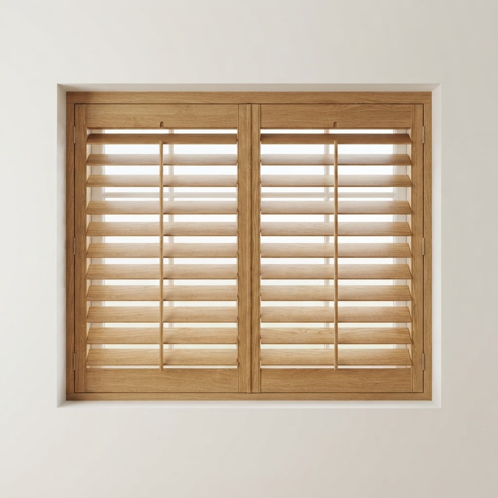 Wood Shutter — AI illustration