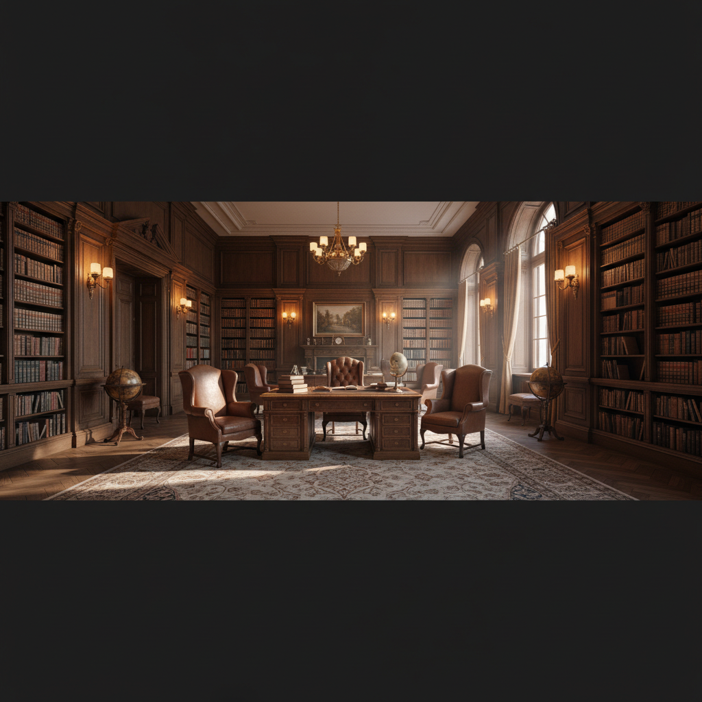 Rich mahogany desk texture