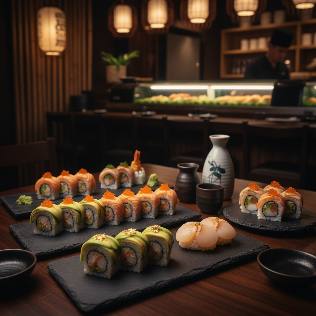 Sushi Brokers restaurant atmosphere