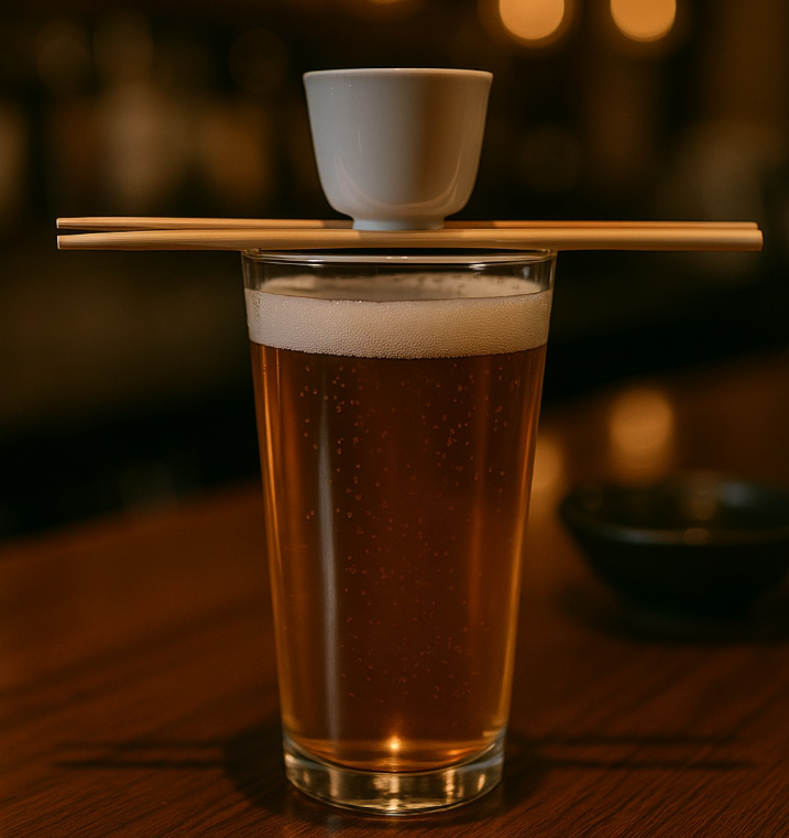 Sake Bomber - Sushi Brokers happy hour specials in Scottsdale