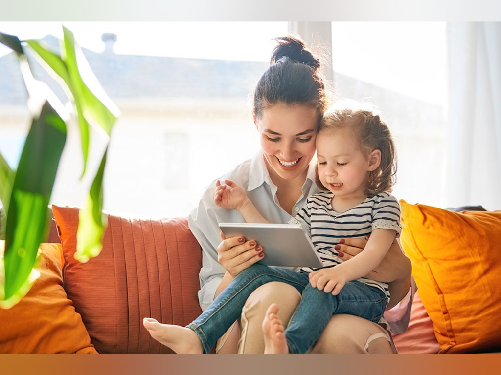 Family connecting via Parlai video visitation