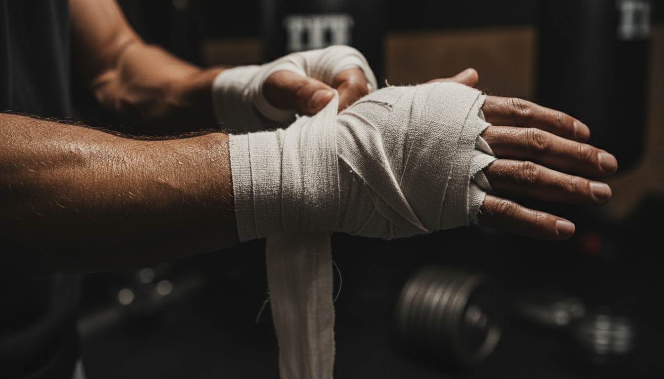 Hand wraps detail - Warrior Strength Martial Arts Bellevue