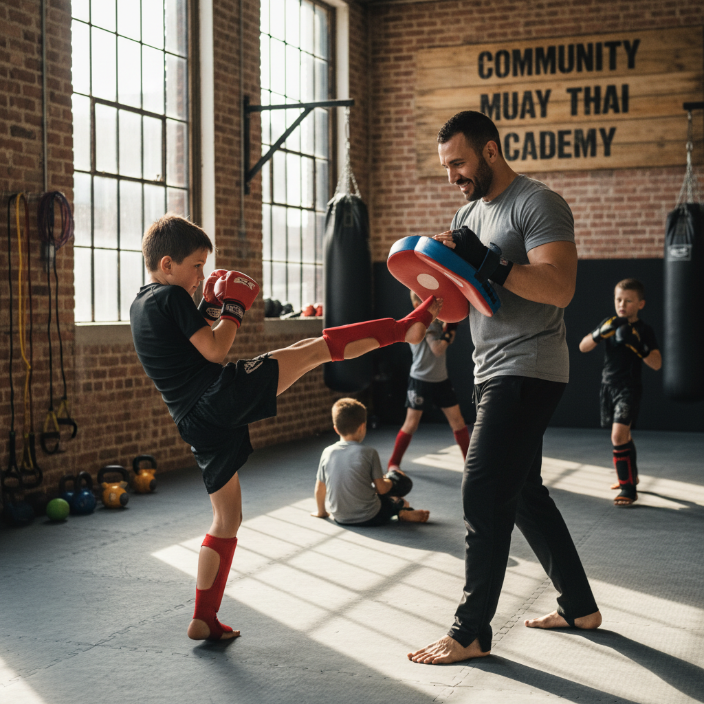 Youth martial arts class at Warrior Strength Martial Arts in Bellevue, WA