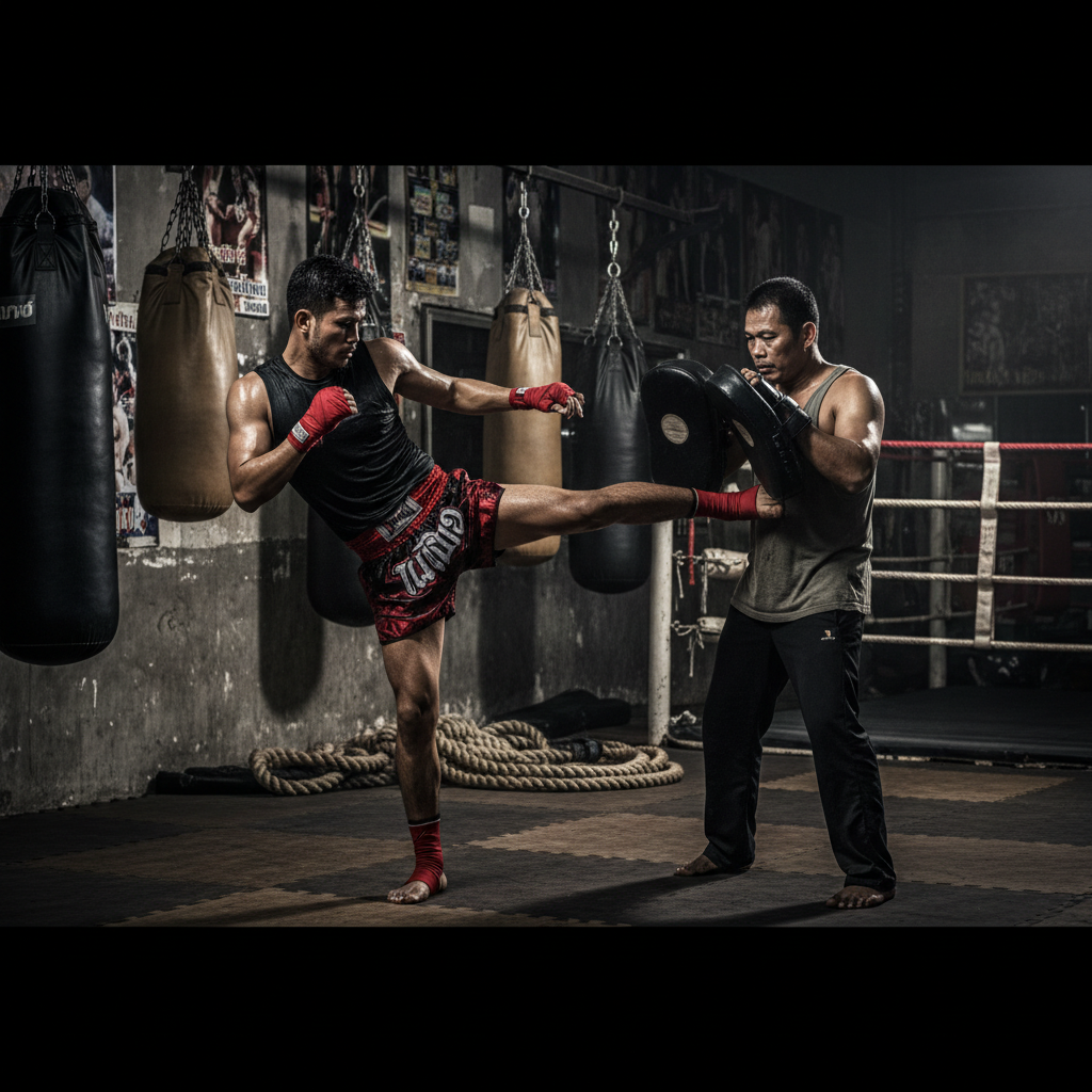 Muay Thai training at Warrior Strength Martial Arts in Bellevue, WA — authentic Siam No.1 lineage coaching