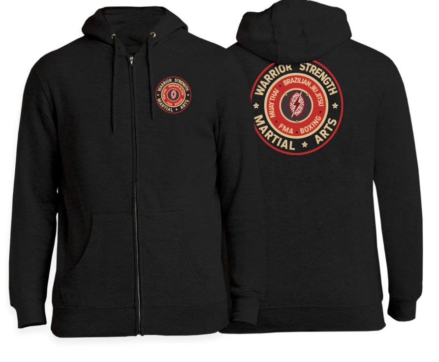 Warrior Strength Martial Arts Academy Zip-Up Hoodie