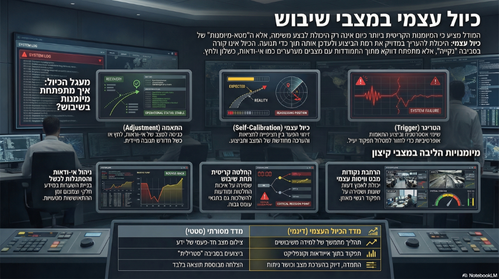 מודל הכיול העצמי במצבי שיבוש