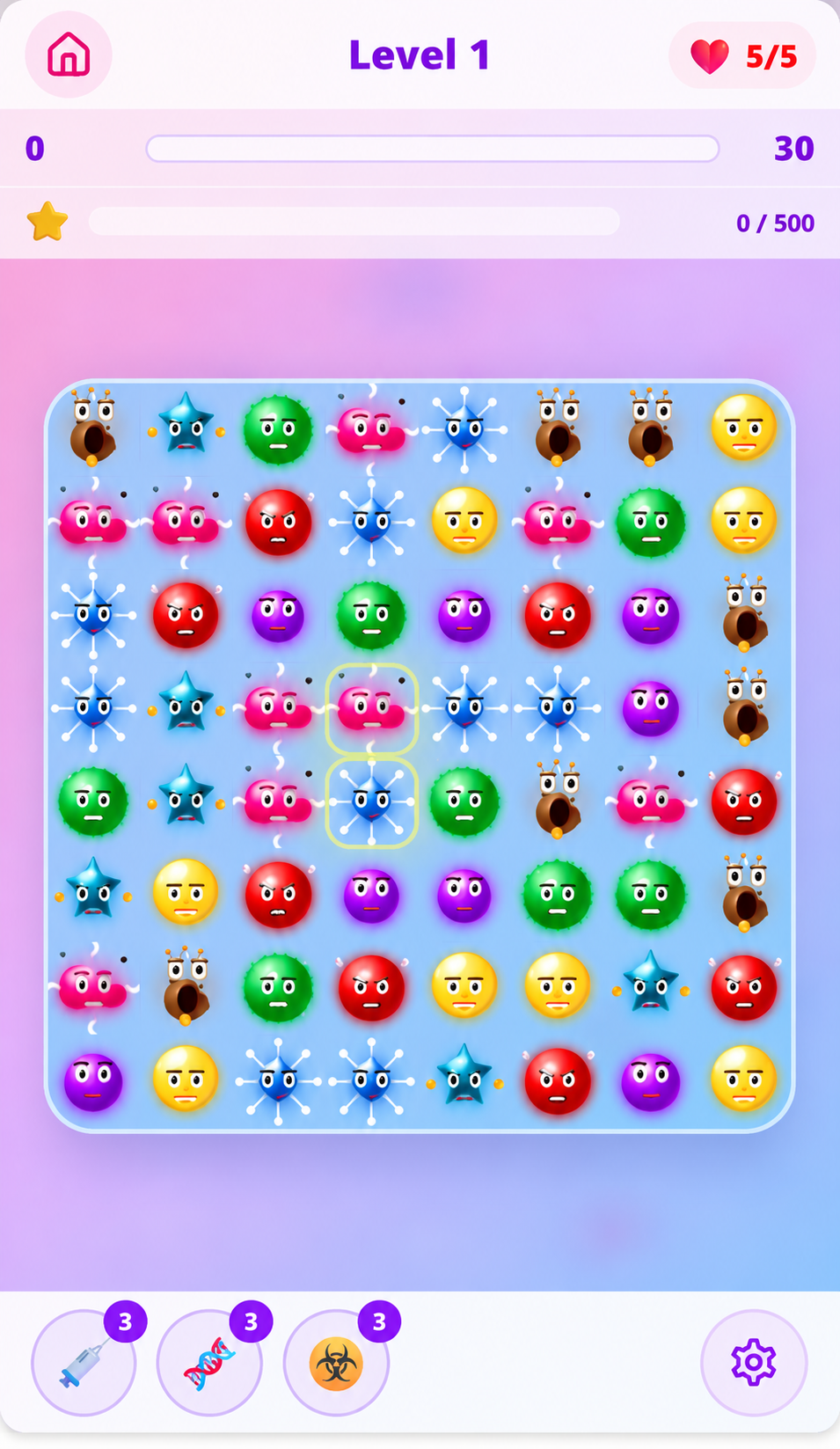 Match-3 Gameplay