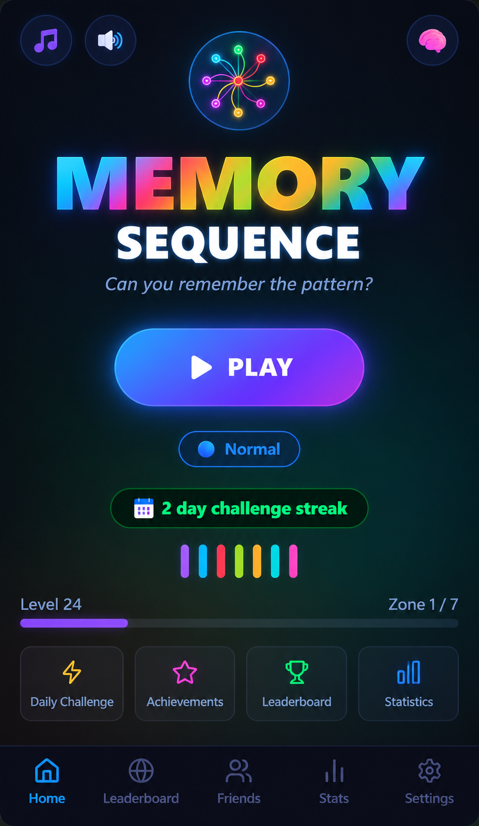 Home Screen