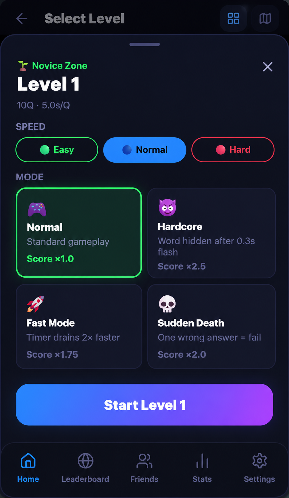 Mode Selection