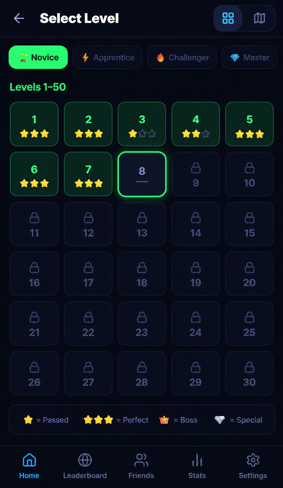 Level Select