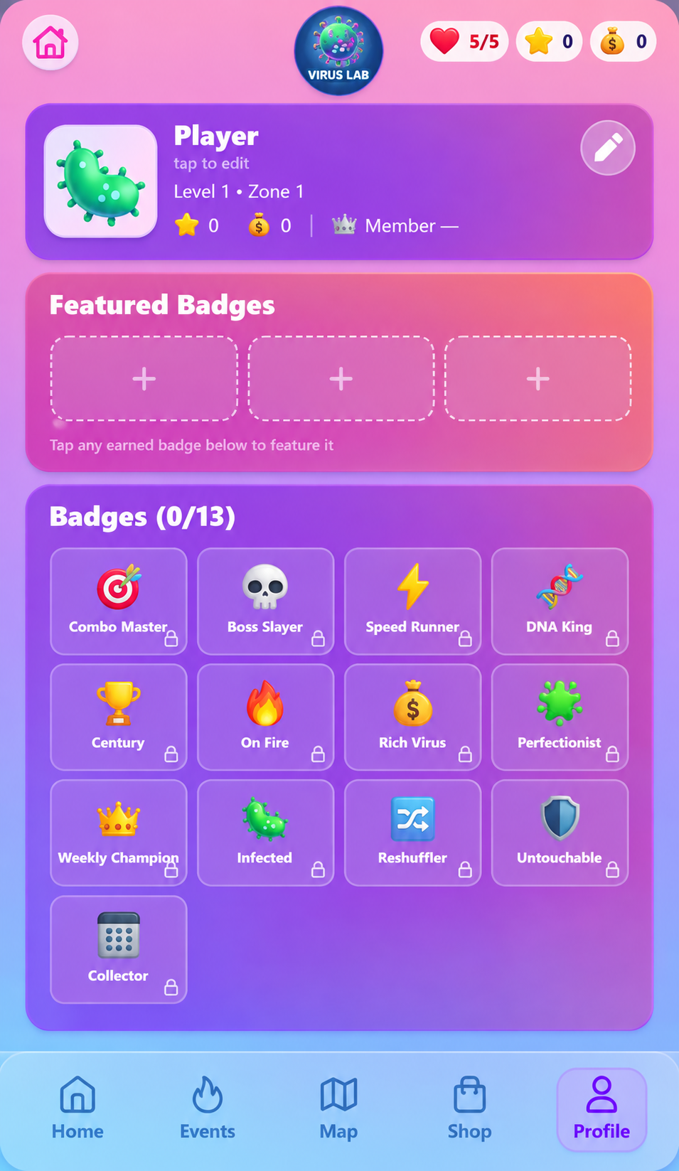 Profile & Badges