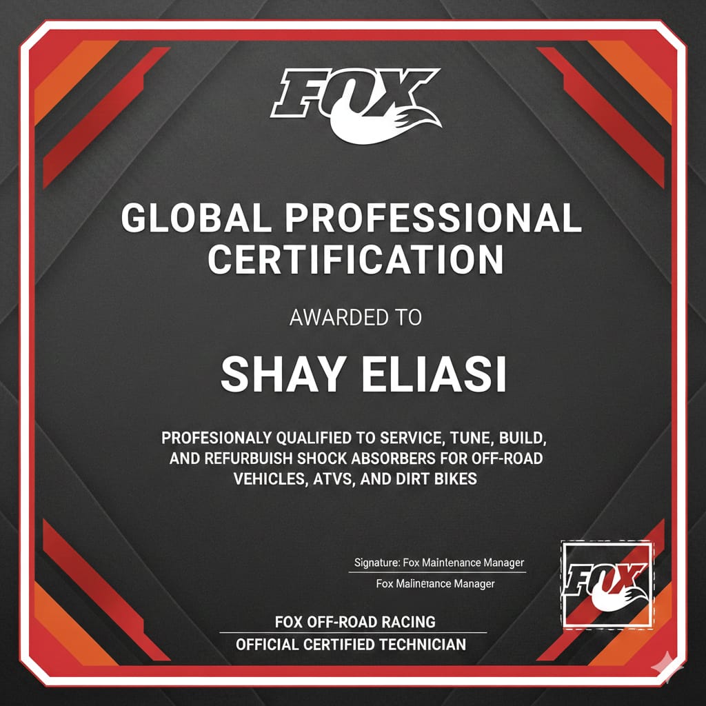 FOX Global Professional Certification – Shay Eliasi