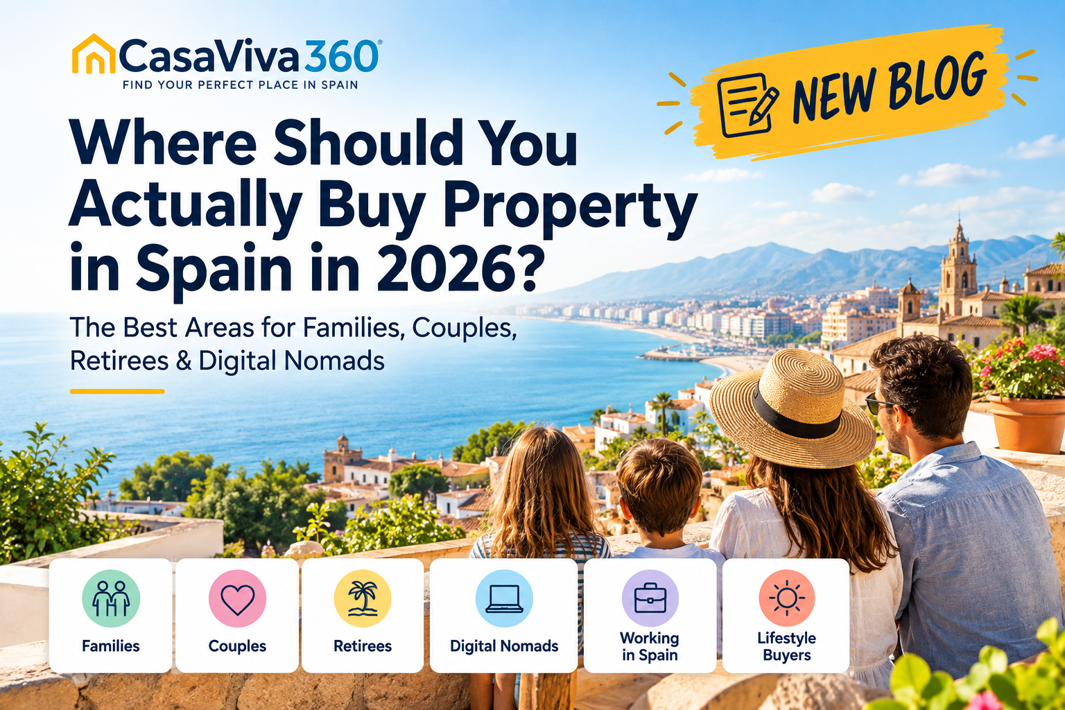 Where Should You Actually Buy Property in Spain in 2026? The Best Areas for Families, Couples, Retirees & Digital Nomads