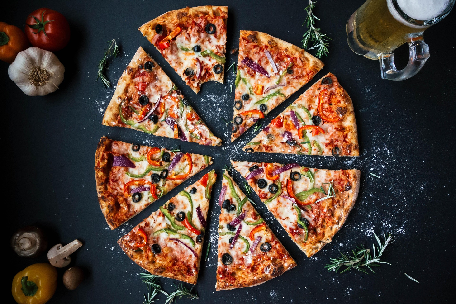 Pizza i Gävle: 47 pizzerior stadsdel för stadsdel