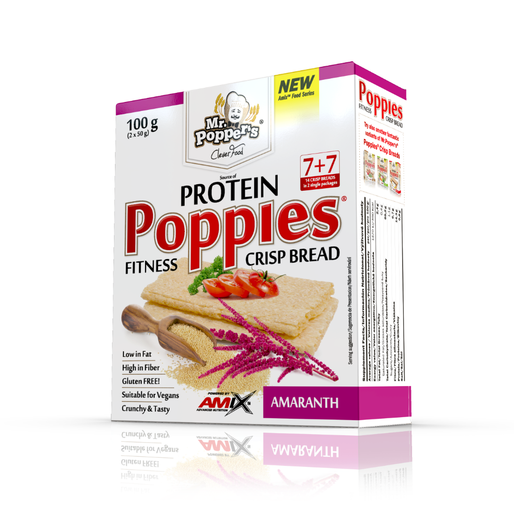 Mr. Popper's Protein Poppies Crisp Bread Amaranth