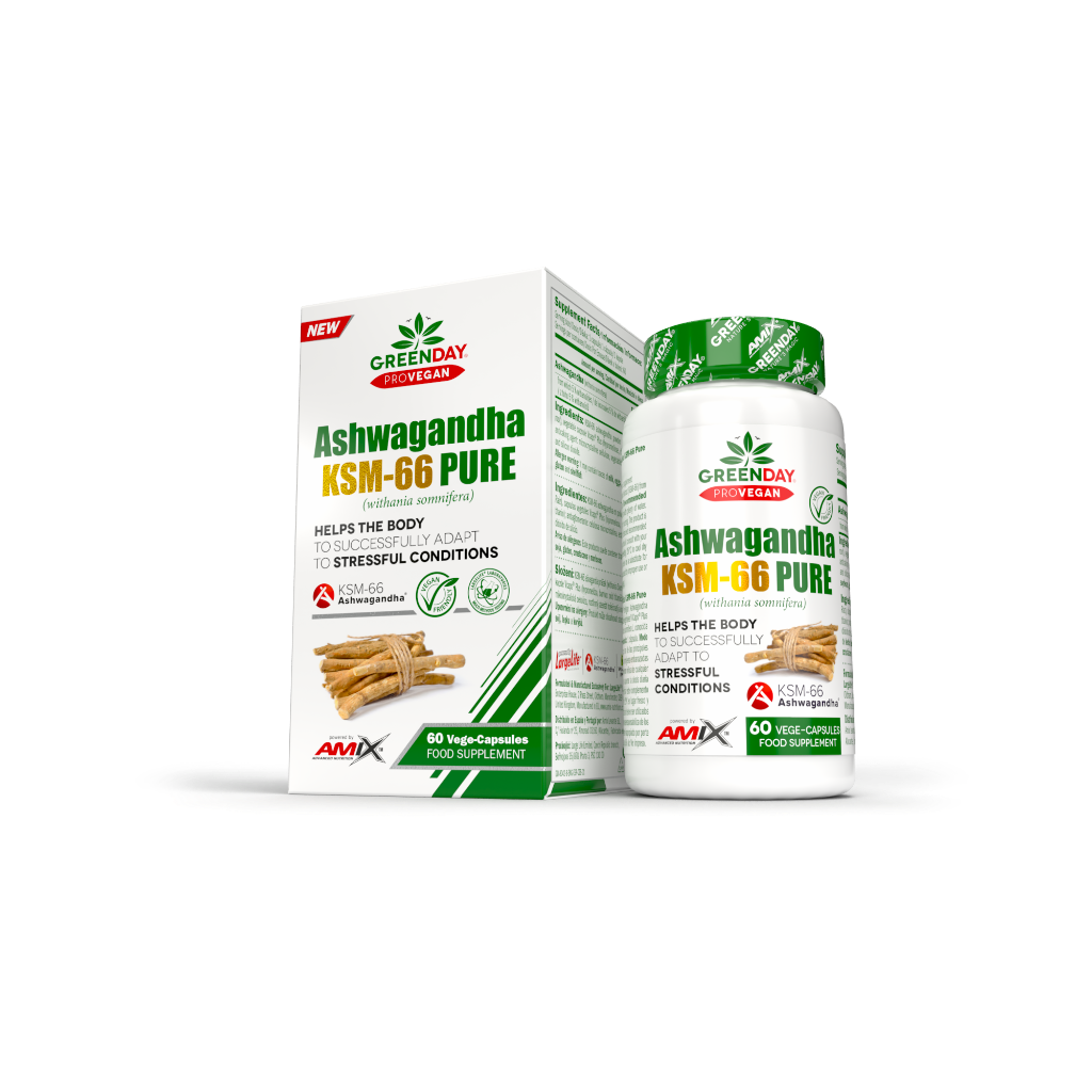 GREENDAY®PROVEGAN ASHWAGANDHA KSM-66 PURE 60 VCAPS