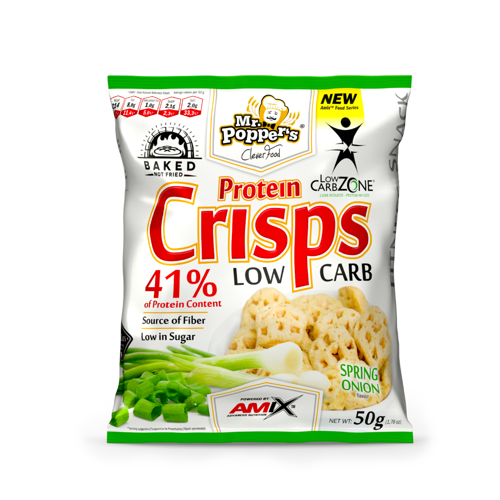 Mr. Popper's Protein Crisps Spring Onion