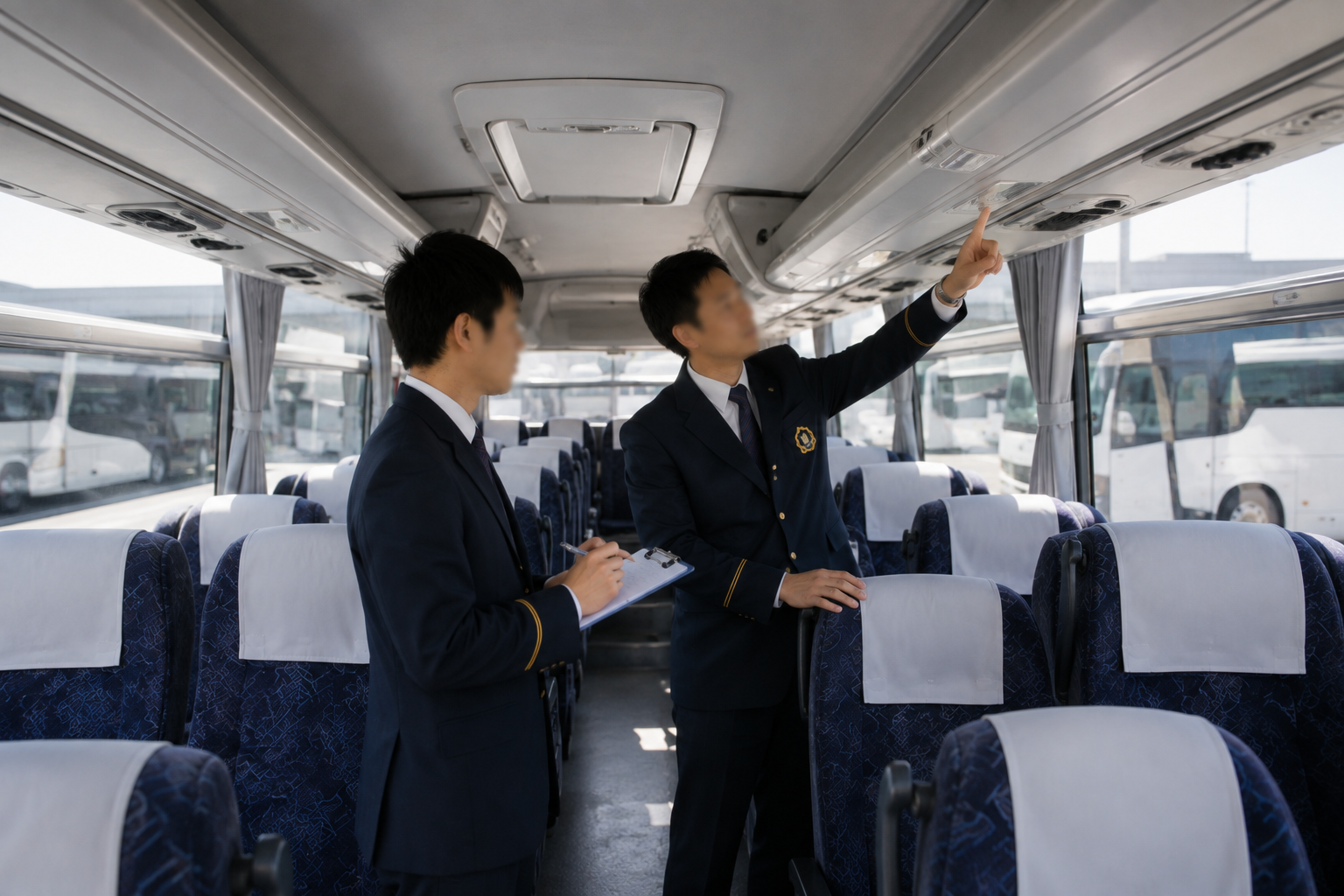車内設備の点検