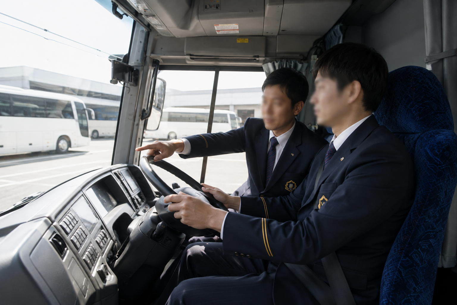運転席まわりの確認