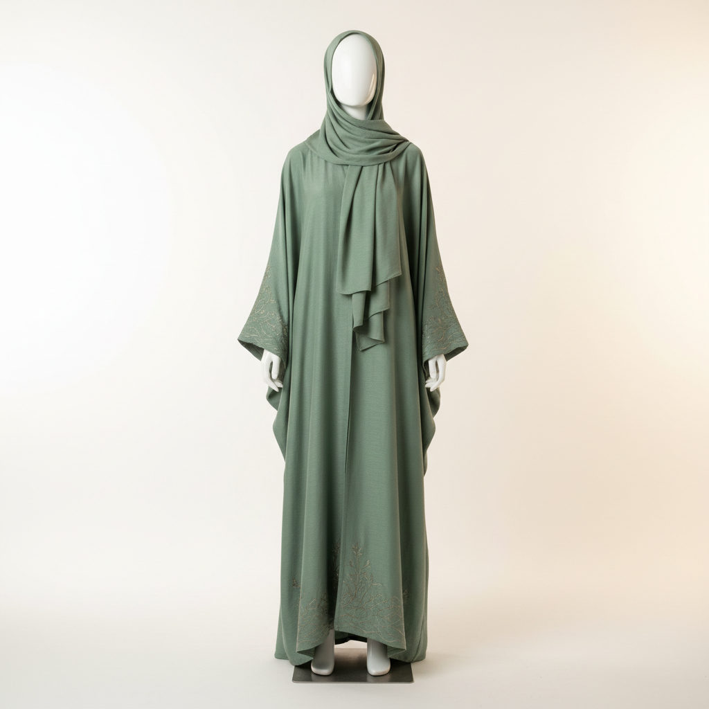 Dusty Rose Abaya