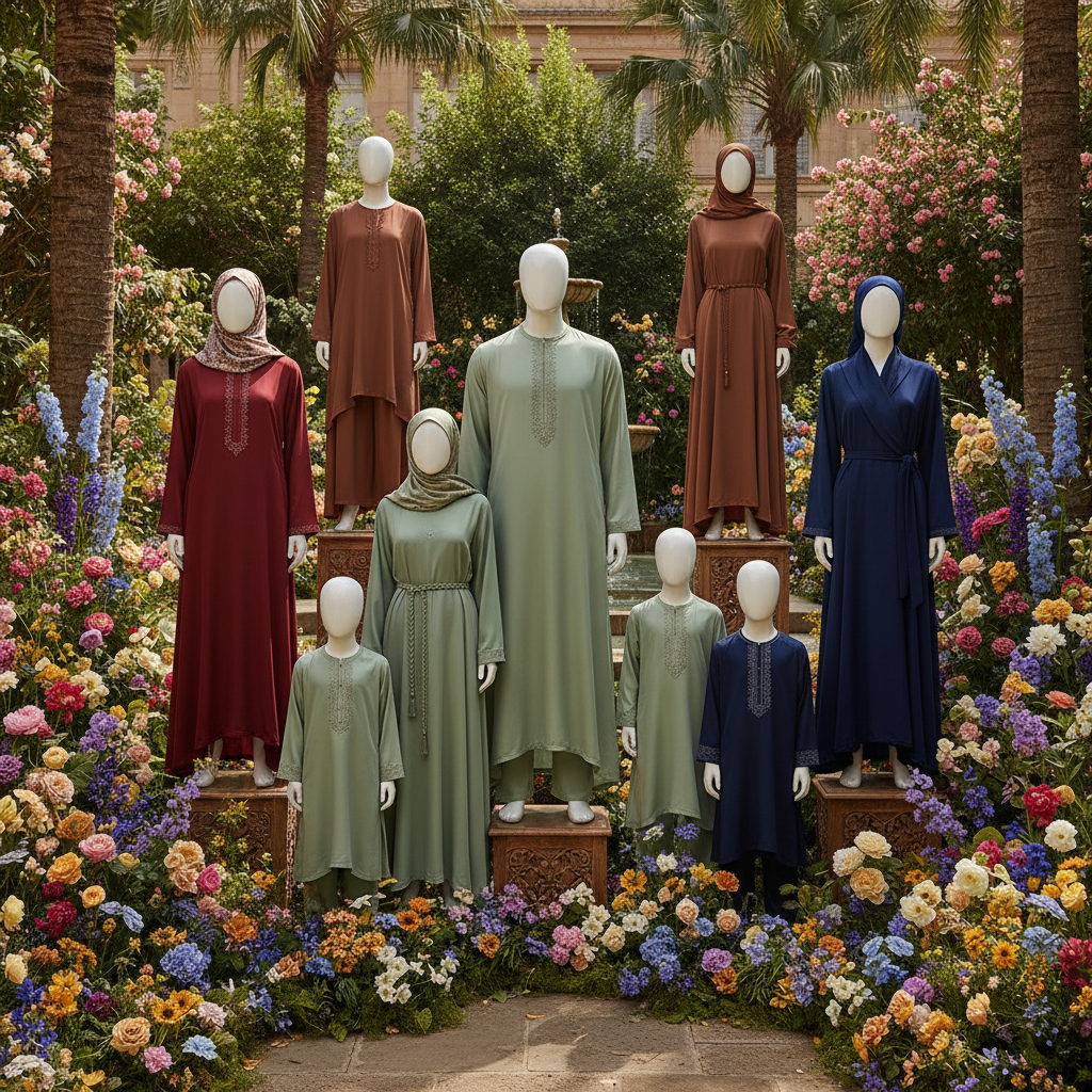 Mafaazaa family collection - elegant Muslim attire