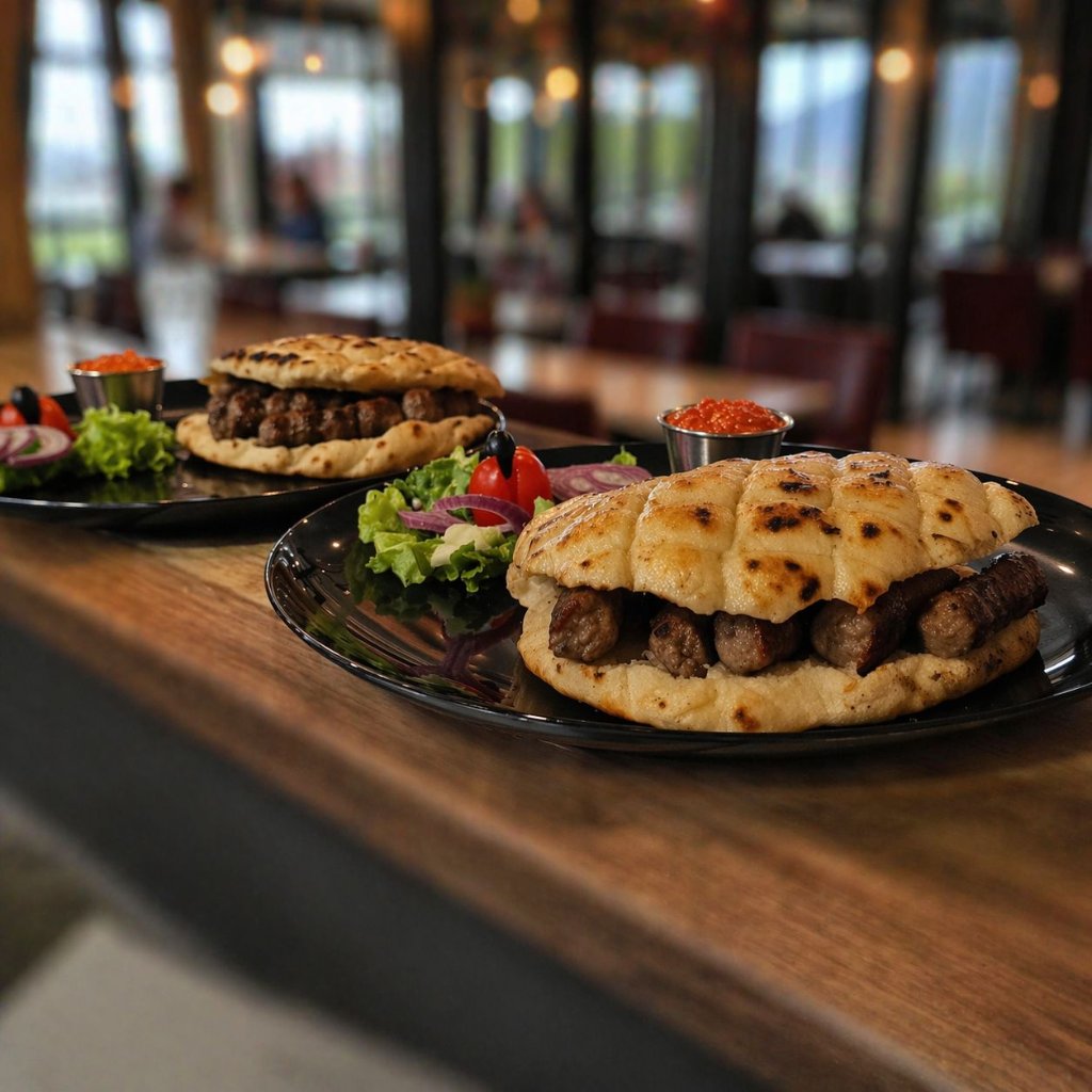 Ćevapi u lepinji Delta Opuzen