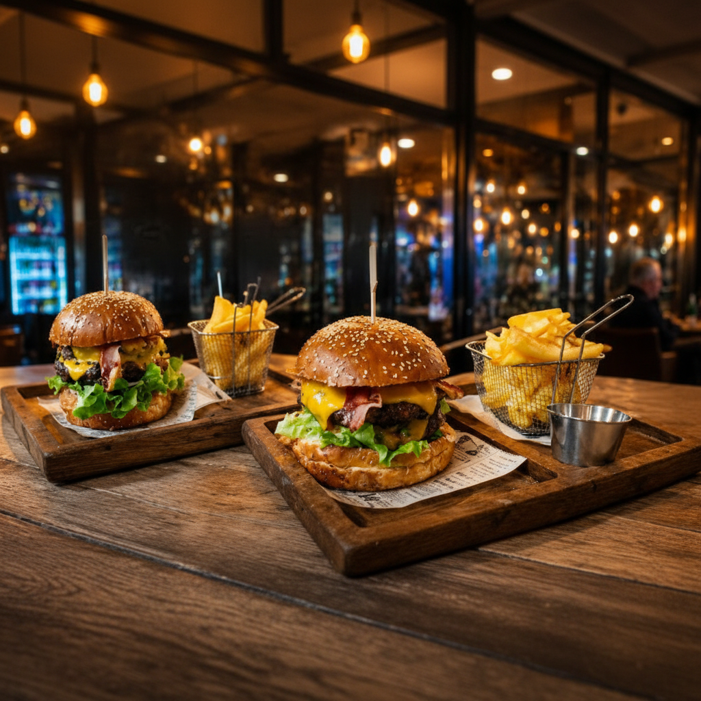 Double Delta burger