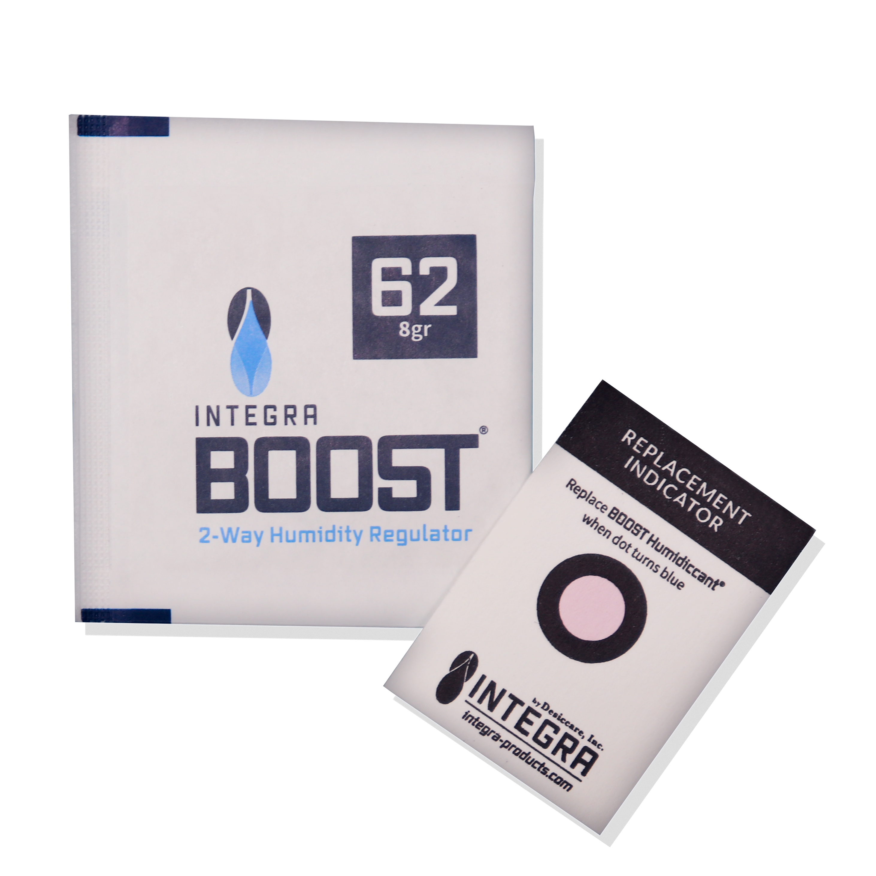 Integra Boost packet with its separate replacement indicator card