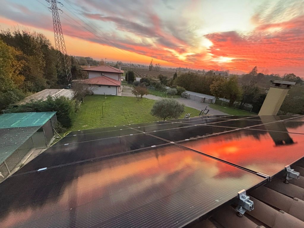 Impianto fotovoltaico su casa