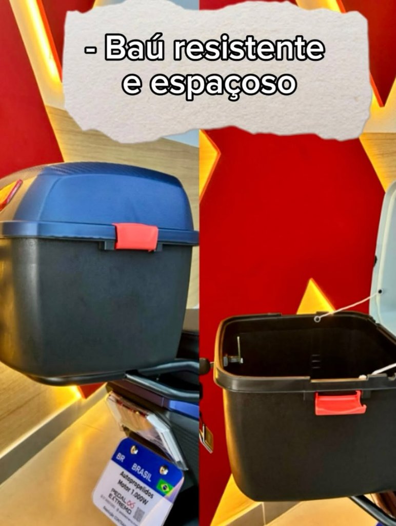 Baú resistente e espaçoso