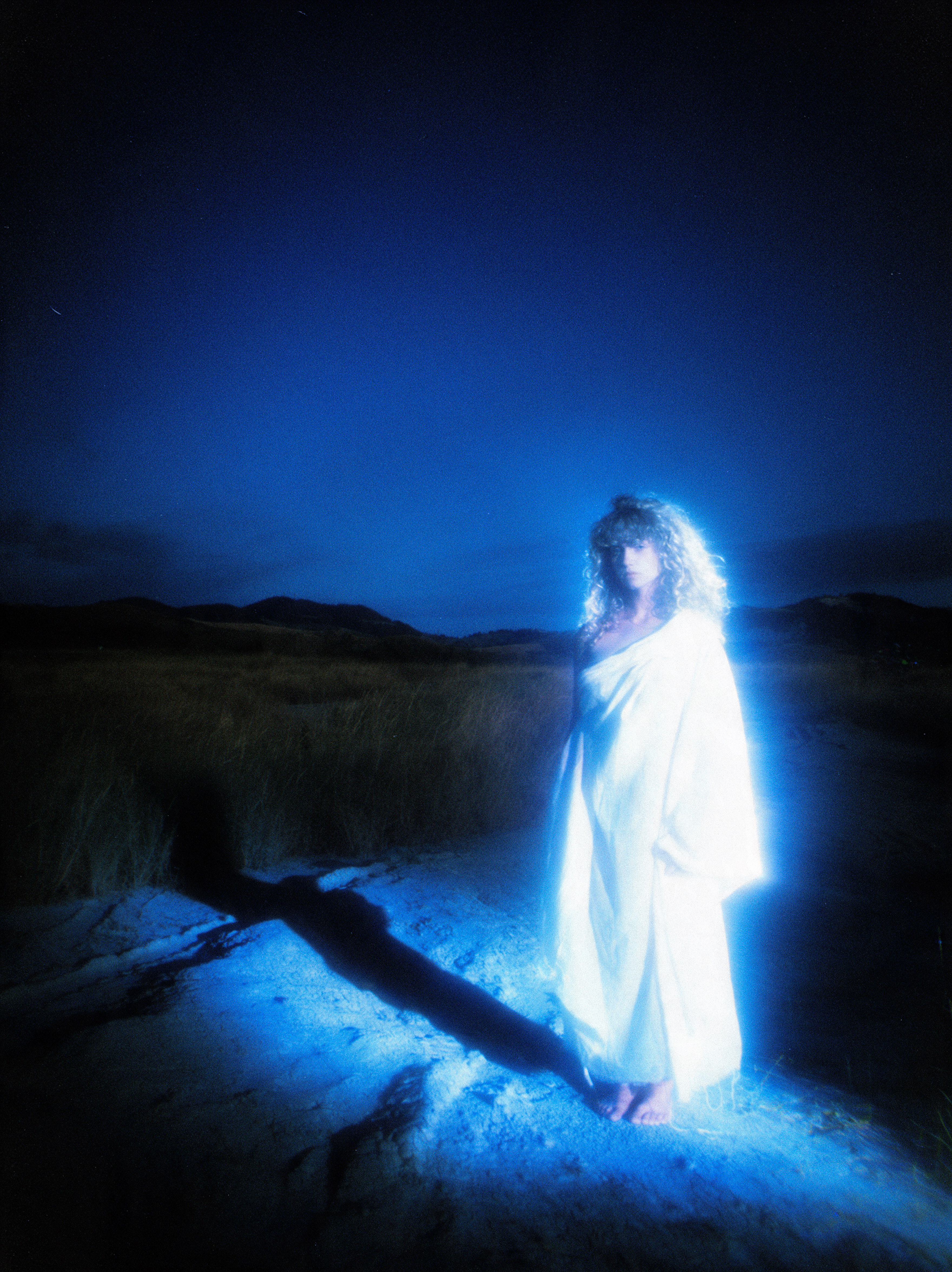 Blue Night Figure