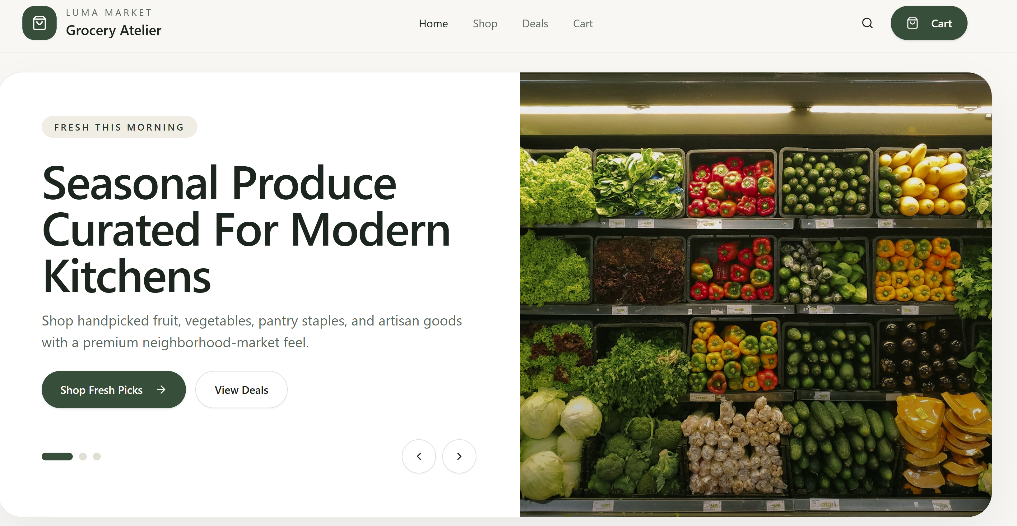 Grocery Store  template preview