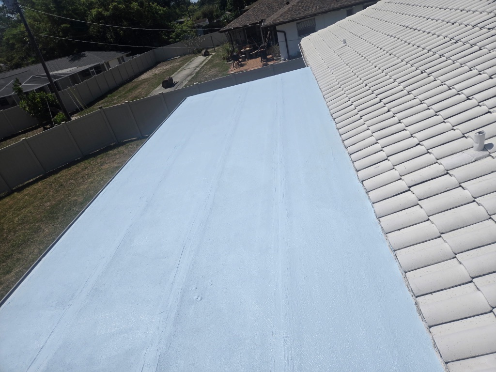 After — Flat Roof Coating & Waterproofing