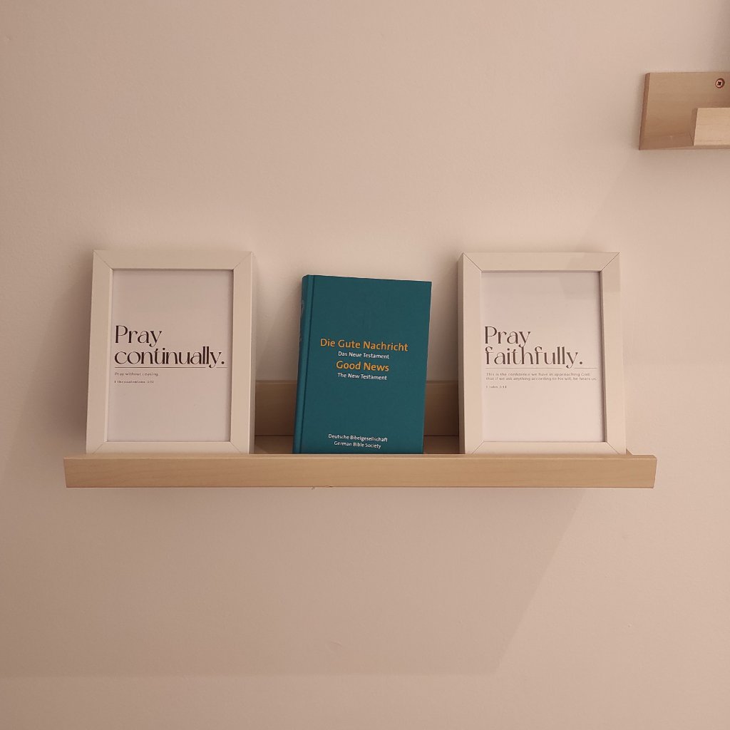 Unser Raum – Regal mit Büchern