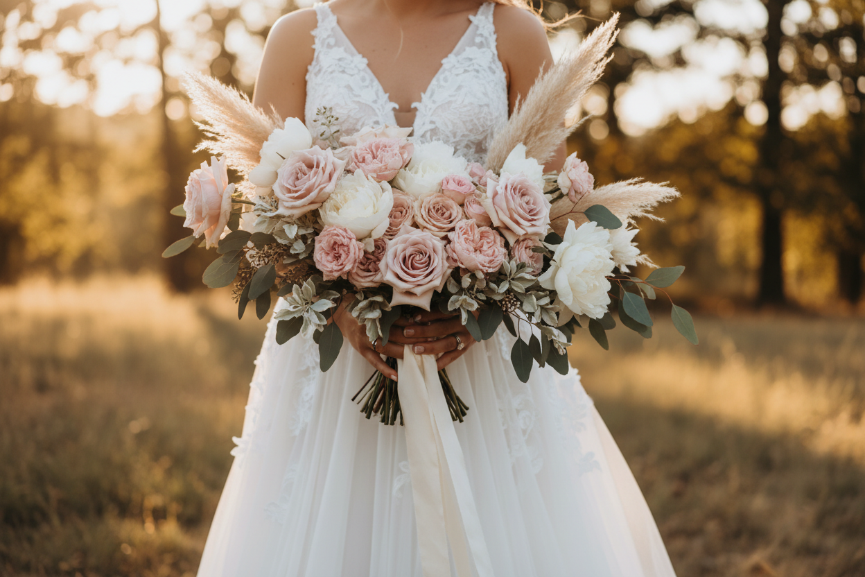 Bouquet de mariée luxueux