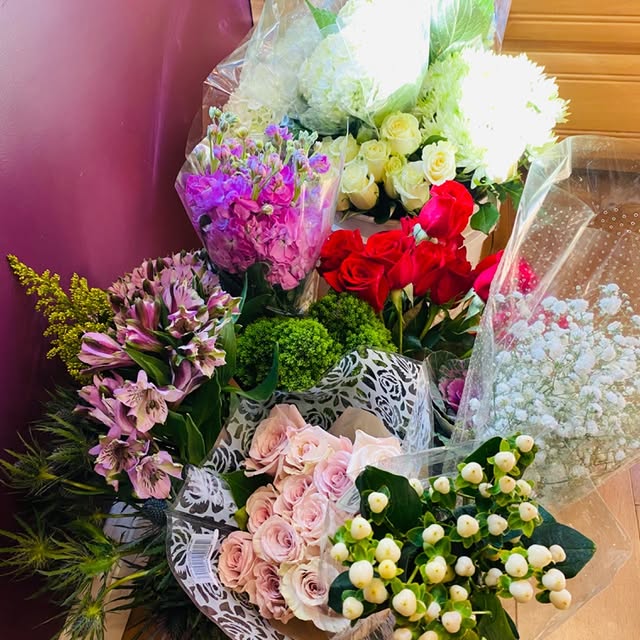 Fleurs en vrac pour livraison