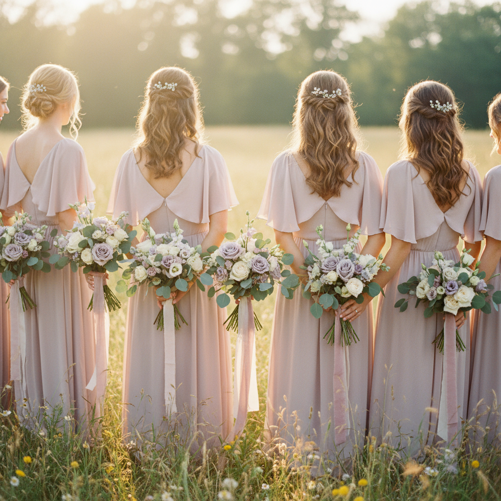 Bouquets de demoiselles d'honneur