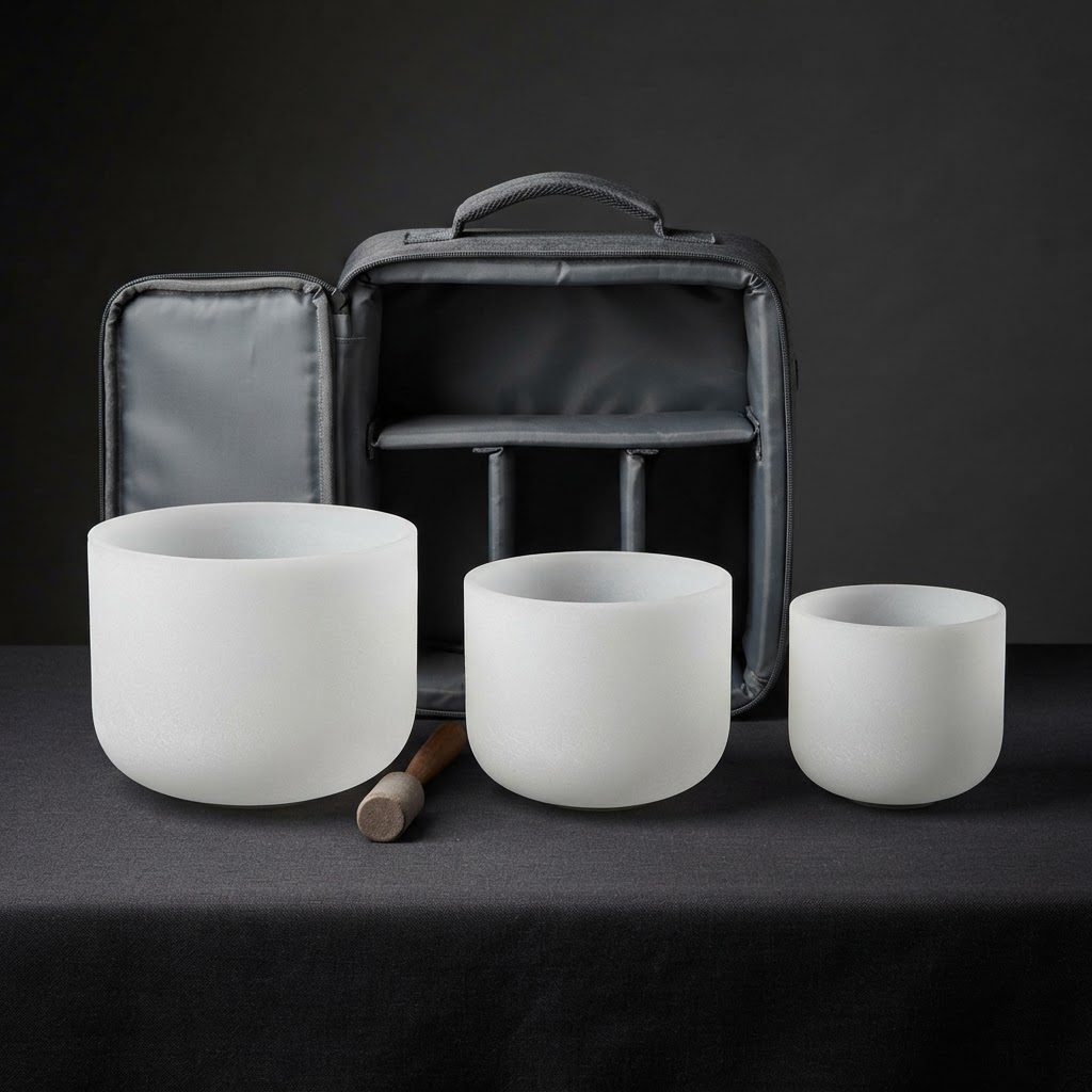 Crystal Singing Bowl Set — 432Hz