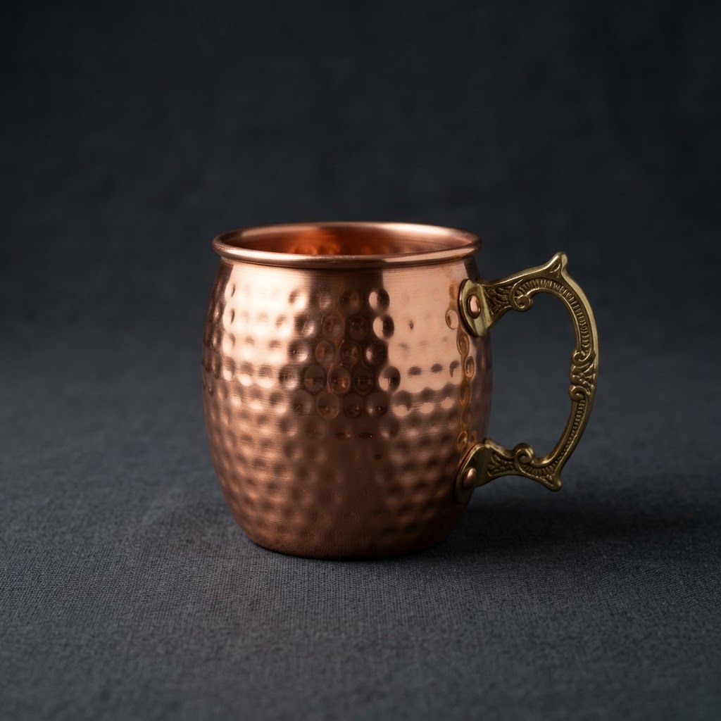 Hammered Copper Moscow Mule Mug