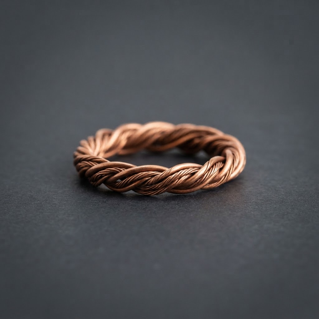 Twisted Copper Tensor Ring